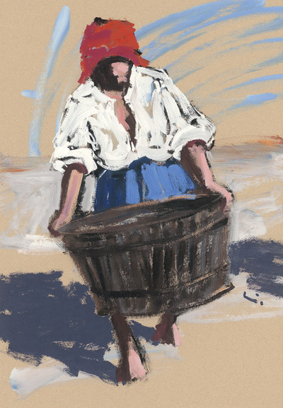 waschfrau-im-sommer