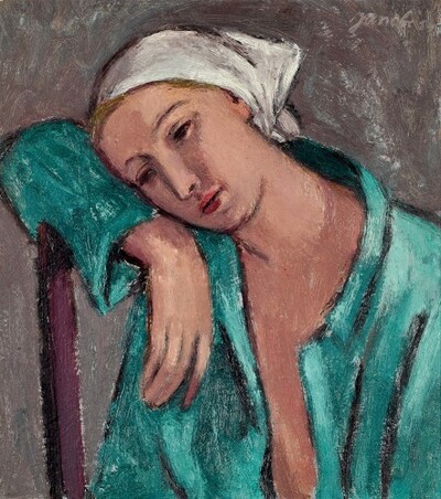 sitzende-junge-bauerin