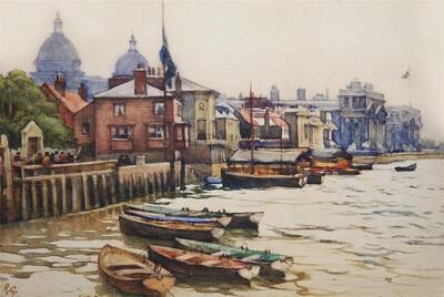 the-royal-naval-college-on-the-thames-greenwich-c1900