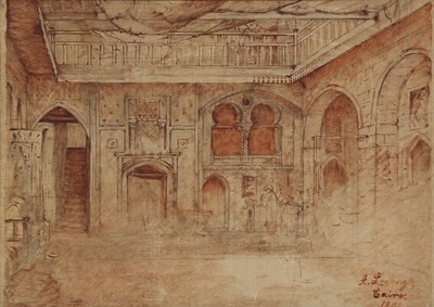 an-atrium-in-cairo-sketch