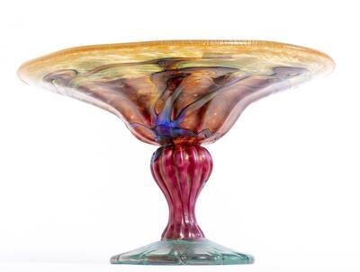 cut-on-foot-blown-glass