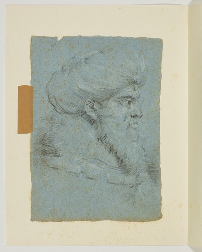 portrait-of-an-old-man-in-profile-looking-right-wearing-a-turban