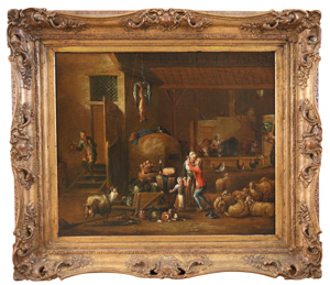 interior-of-a-barn-with-figures-and-herds