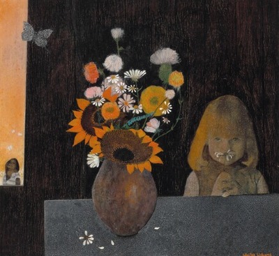girl-and-flower-bouquet