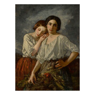 two-sisters-study-for-the-promises-in-the-enrollment-of-the-volunteers-of-1792