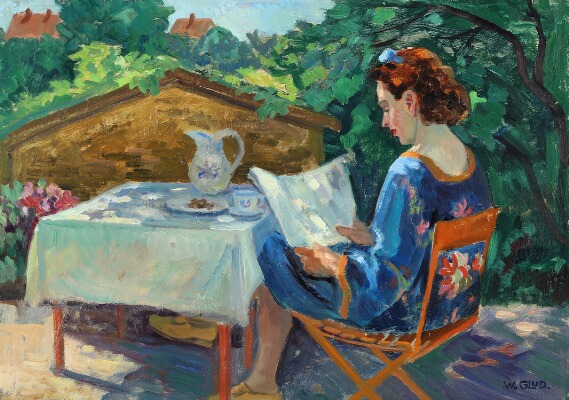 reading-lady-in-a-summer-garden