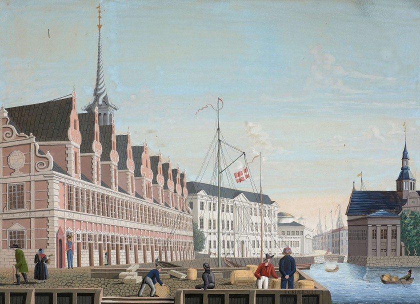 vue-de-copenhague-avec-la-bourse-christianborg-et-holmens-kirke