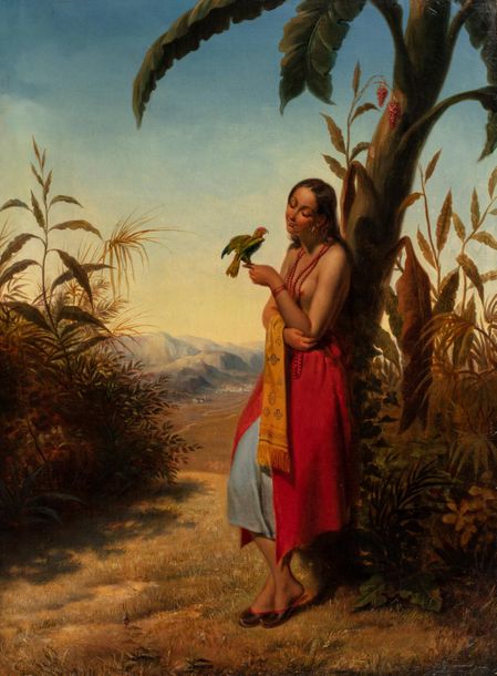 l-indienne-a-l-oiseau