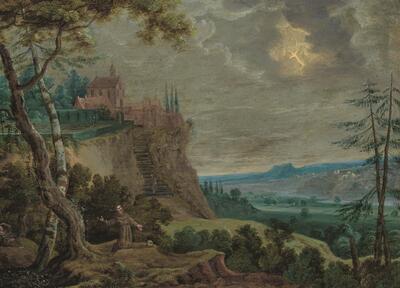 the-penitent-saint-francis-in-a-landscape