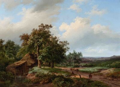summer-landscape-with-figures-near-a-farm