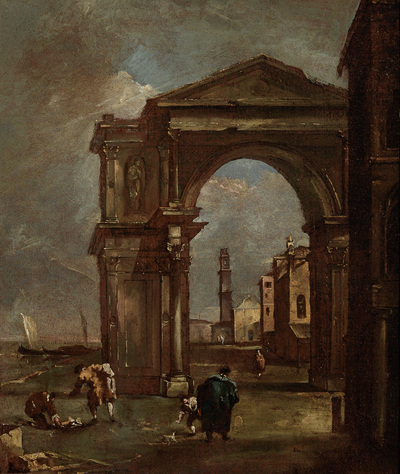 capriccio-with-a-ruined-arch-in-a-venetian-setting
