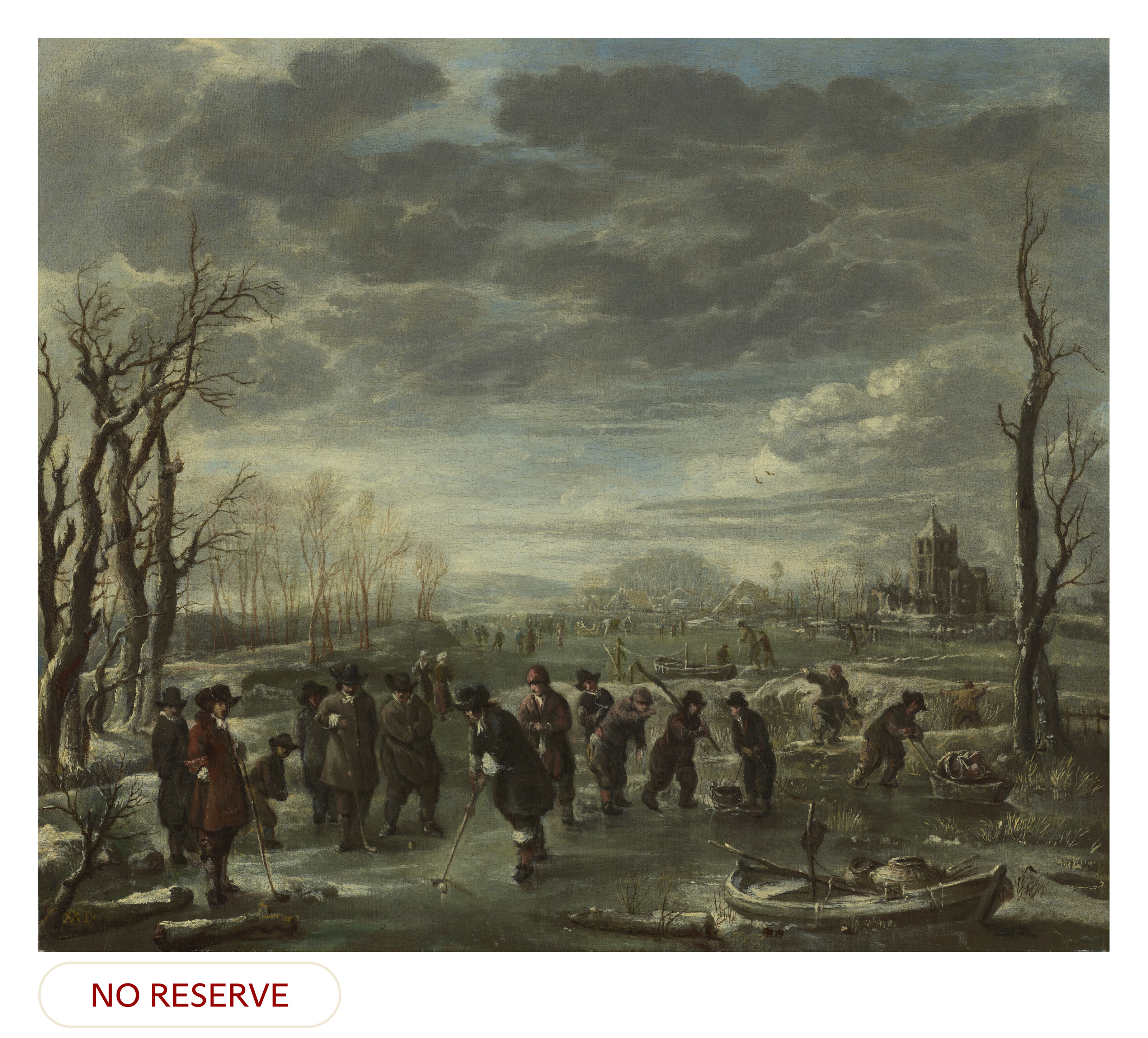 a-winter-landscape-with-kolf-players-on-a-frozen-lake-by-a-village